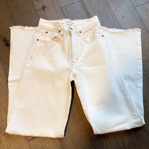 🤍 SLVRLAKE Grace Wide Leg Jeans in Natural White 24 - Picture 2 of 5